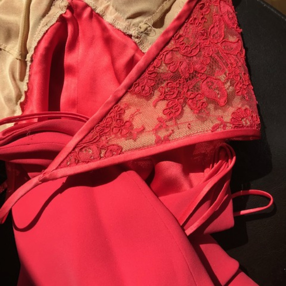 Valentino Orange Red Mini Summer Dress - Picture 7 of 8